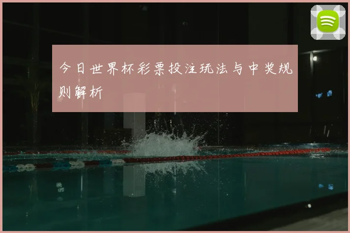 今日世界杯彩票投注玩法与中奖规则解析