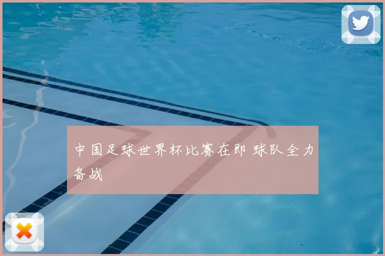 中国足球世界杯比赛在即 球队全力备战