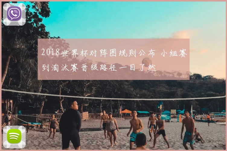 2018世界杯对阵图规则公布 小组赛到淘汰赛晋级路径一目了然